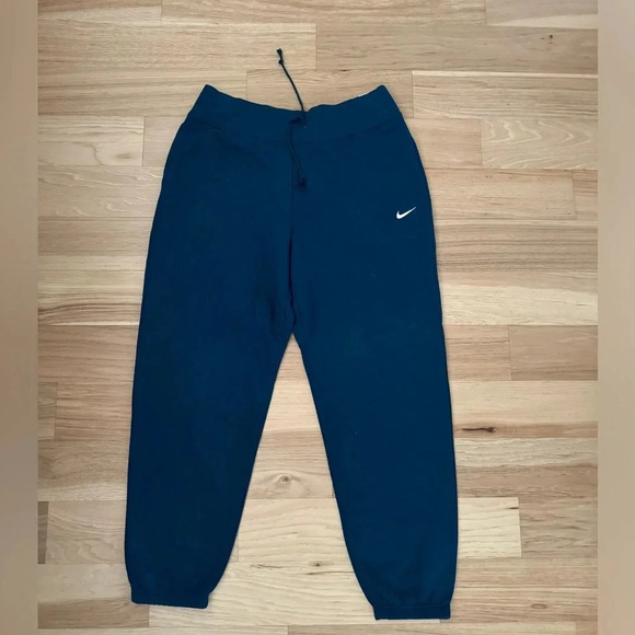 Nike women’s oversized high rise joggers elastic waist size XL Dark turquoise - Picture 4 of 11
